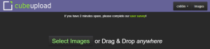 英国老牌免费在线图床 无限容量 Cubeupload-是免费.NET