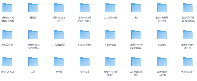 创业必备 小吃配方大全 详细技术教程+300个配方 网盘下载-是免费.NET