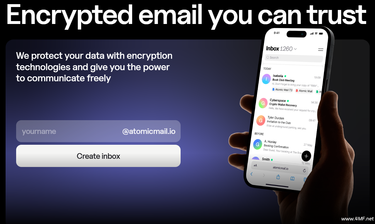 Atomic Mail:专注隐私与安全的加密邮箱服务-免费杂货铺