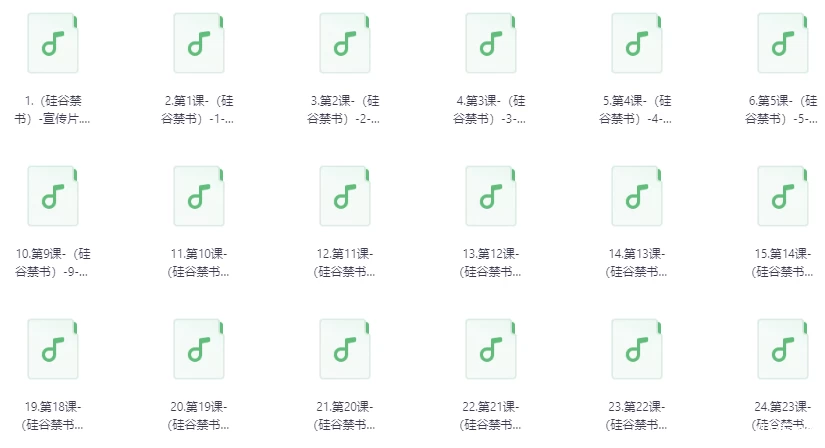 《世界上最神奇的24堂课》有声版 硅谷禁书MP3版-免费杂货铺