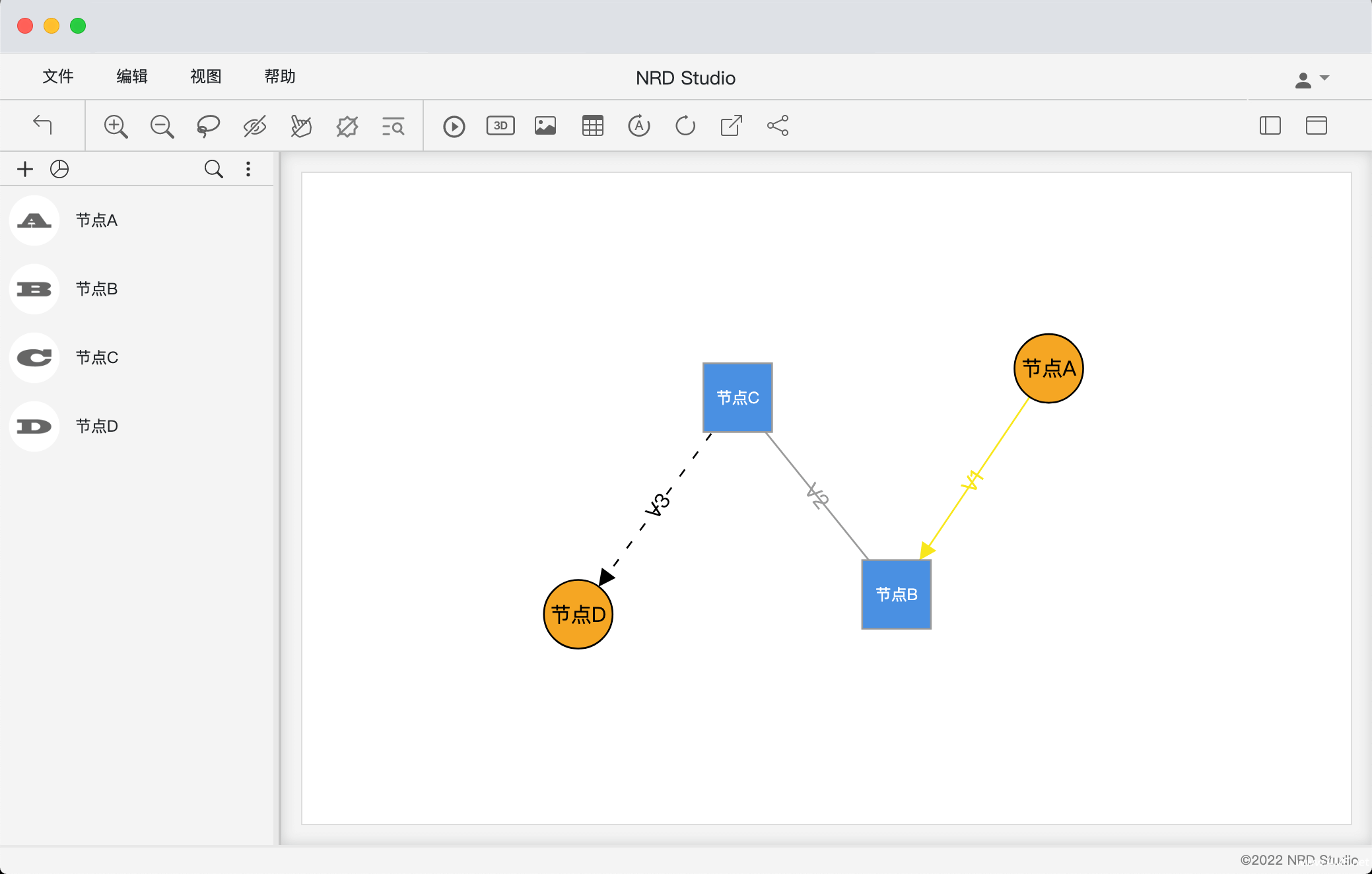nrdstudio 构建节点关系图谱的免费在线工具-免费杂货铺