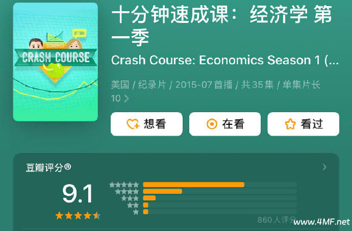 《十分钟速成课:经济学》中英字幕 35集全-免费杂货铺