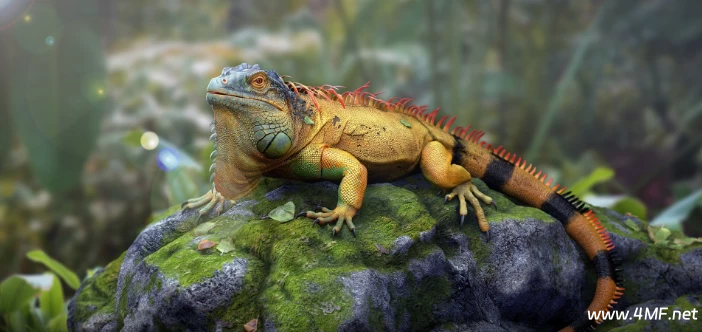 影视动物角色《蜥蜴的凝望》CG全流程制作教程 - 带素材-免费杂货铺