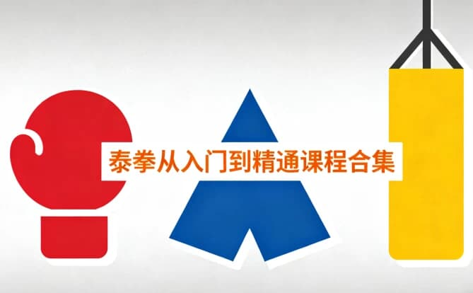 泰拳从入门到精通课程合集-免费杂货铺