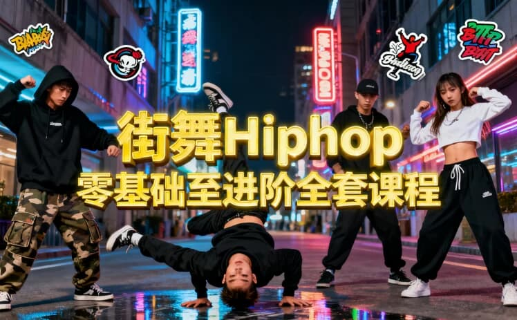 街舞Hiphop零基础至进阶全套课程-免费杂货铺