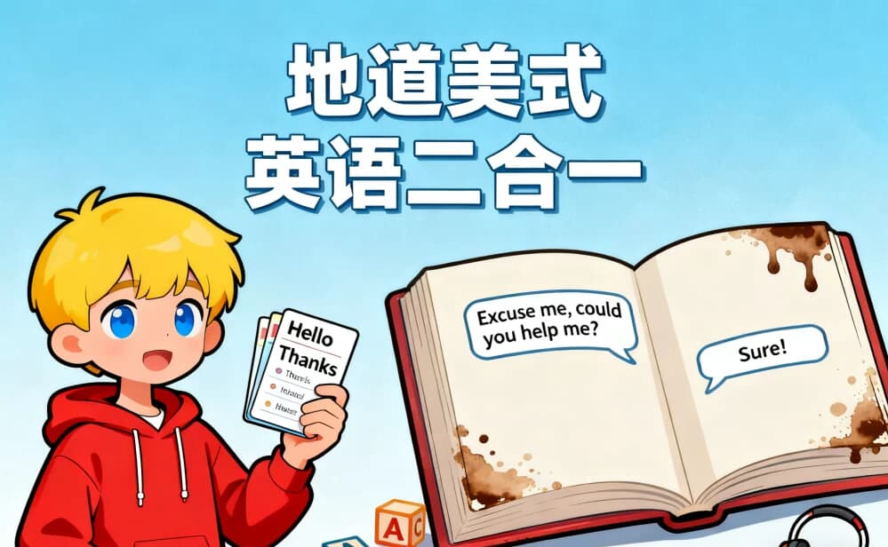 【学英语】地道美式英语二合一-免费杂货铺