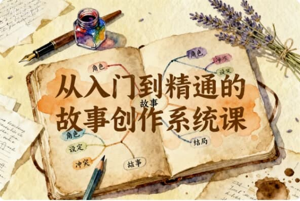 从入门到精通的故事创作系统课-免费杂货铺