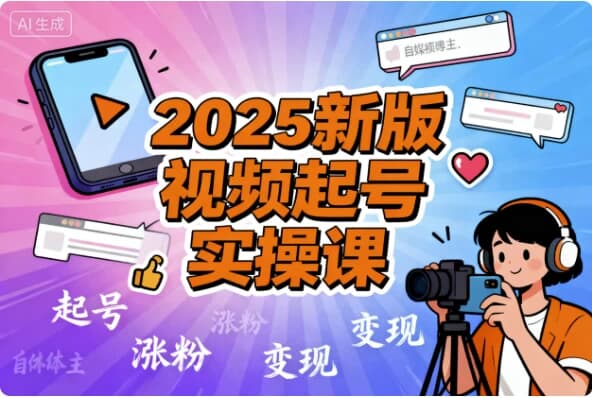 2025新版视频号起号实操课-是免费.NET