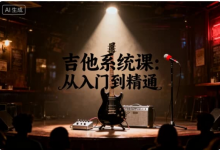 吉他系统课 从入门到精通-是免费.NET