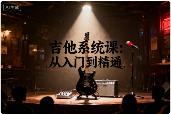 吉他系统课 从入门到精通-是免费.NET