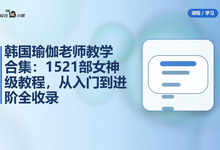 韩国瑜伽老师教学合集：14套1521部女神级教程，从入门到进阶-是免费.NET